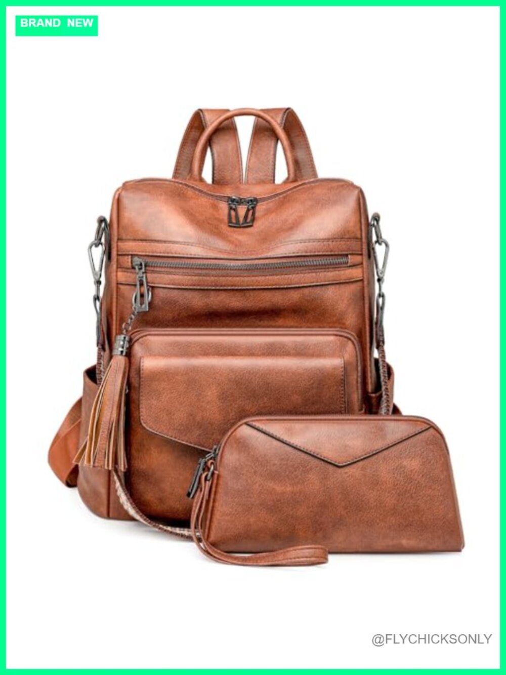 PU Leather Backpack Purse for Women | Convertible Handbag Shoulder Bag |